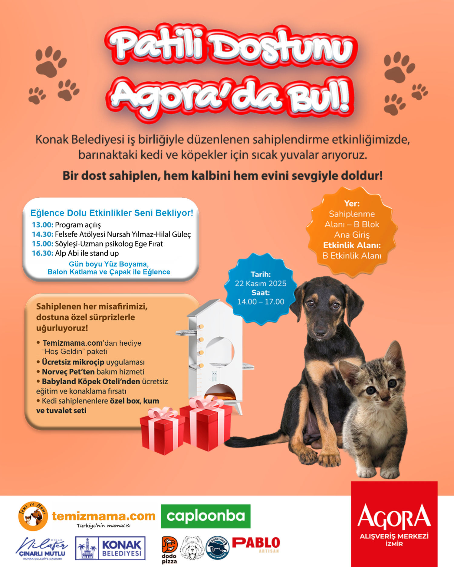 Patili Dostunu Agora'da Bul